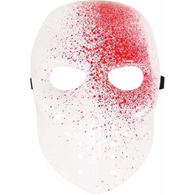 Adult Blooded White Face Mask