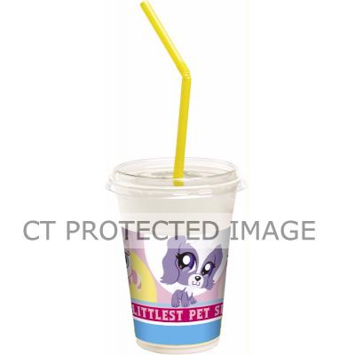 Littlest Pet Shop Milkshake Cups Straws
