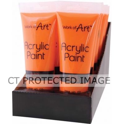 120ml Orange Acrylic Paint