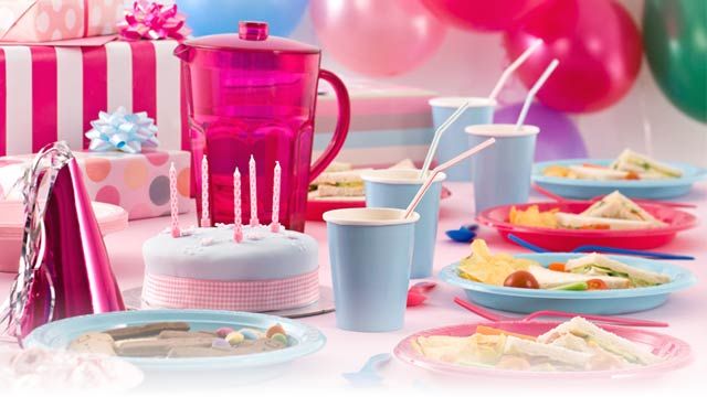 Party supplies and decorations